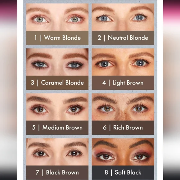 NIB $20 HUDA BEAUTY #BOMBBROWS Full ‘n Fluffy Fiber Brow Gel BLACK BROWN 7 - Picture 10 of 12